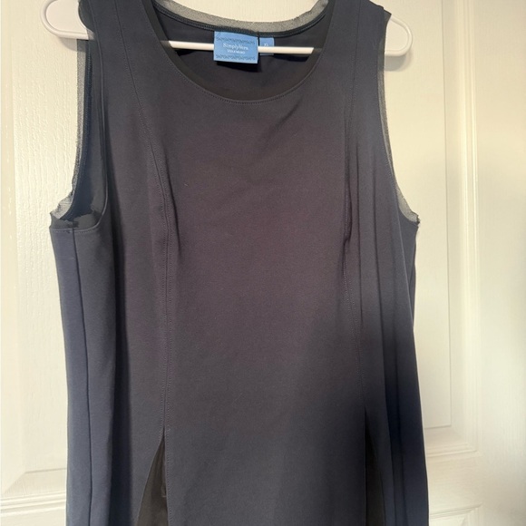 Simply Vera Vera Wang Black Sheath Midi Dress - Picture 9 of 9